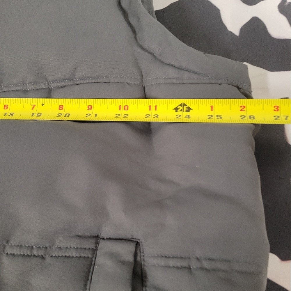BENCH Gray Puffer Vest Outdoor fishing Utility Camping,  XL - Picture 6 of 7
